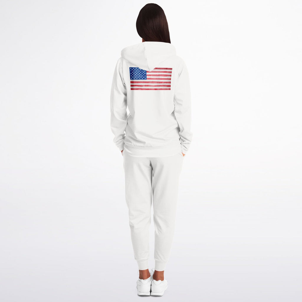 America Heart Zip hoodie & Jogger