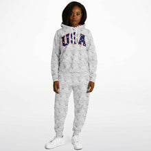 Load image into Gallery viewer, USA Marble Ladies Hoodie &amp; Jogger Set
