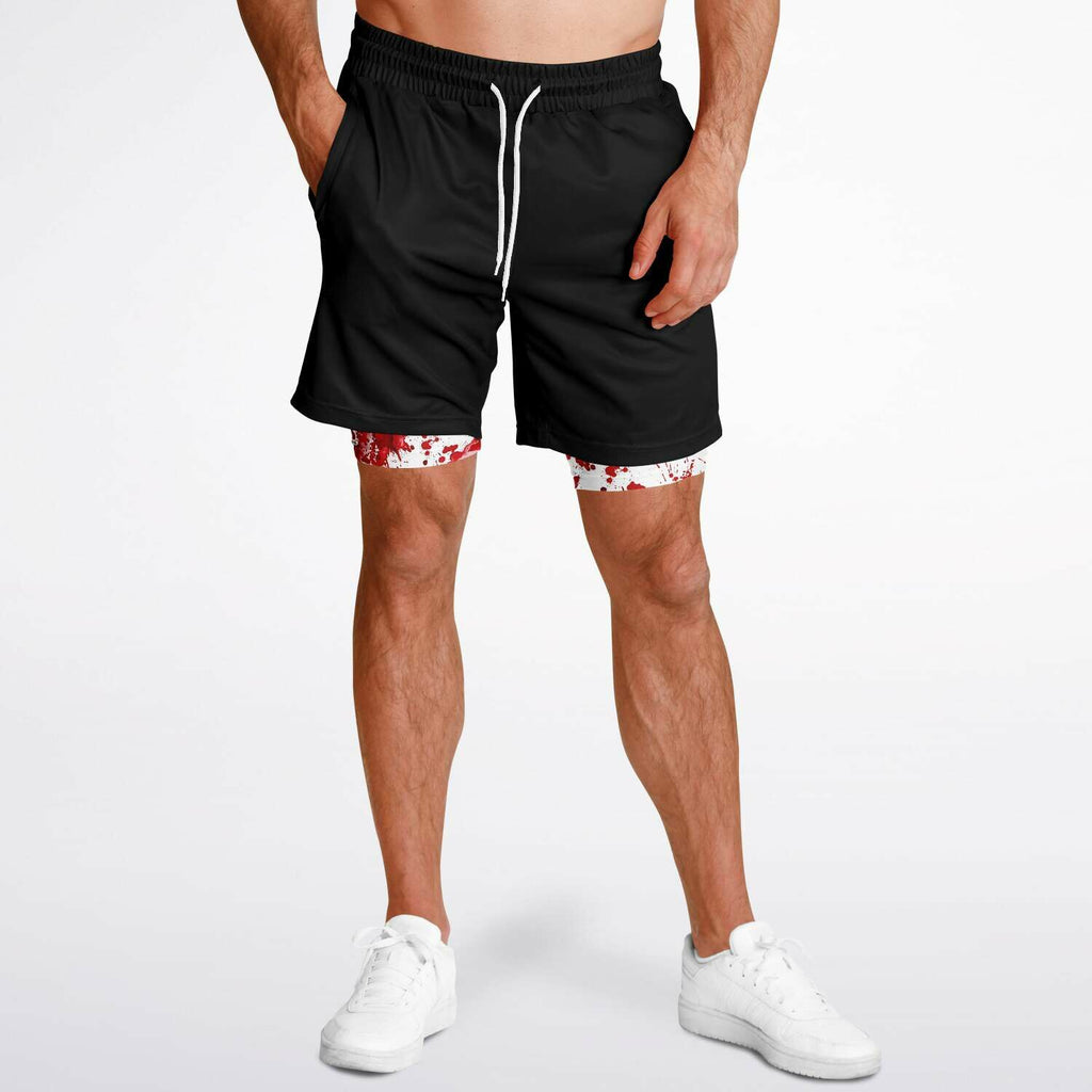 Blood Bath Men's 2-in-1 Shorts