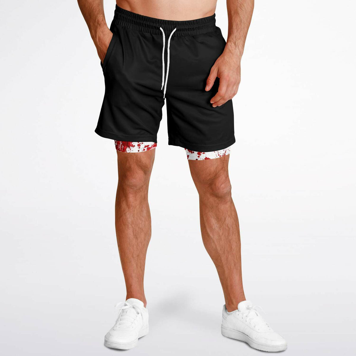 Blood Bath Men's 2-in-1 Shorts