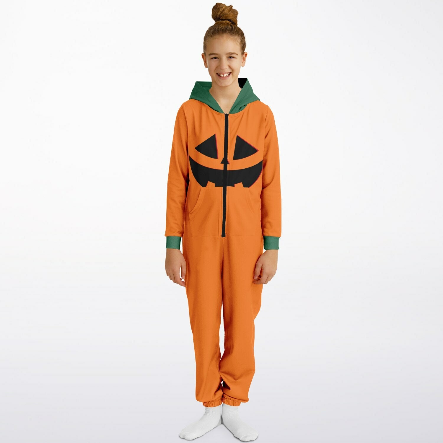Halloween Pumpkin Kids Jumpsuit
