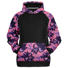 Load image into Gallery viewer, Unisex Raglan Skull Camo Hoodie
