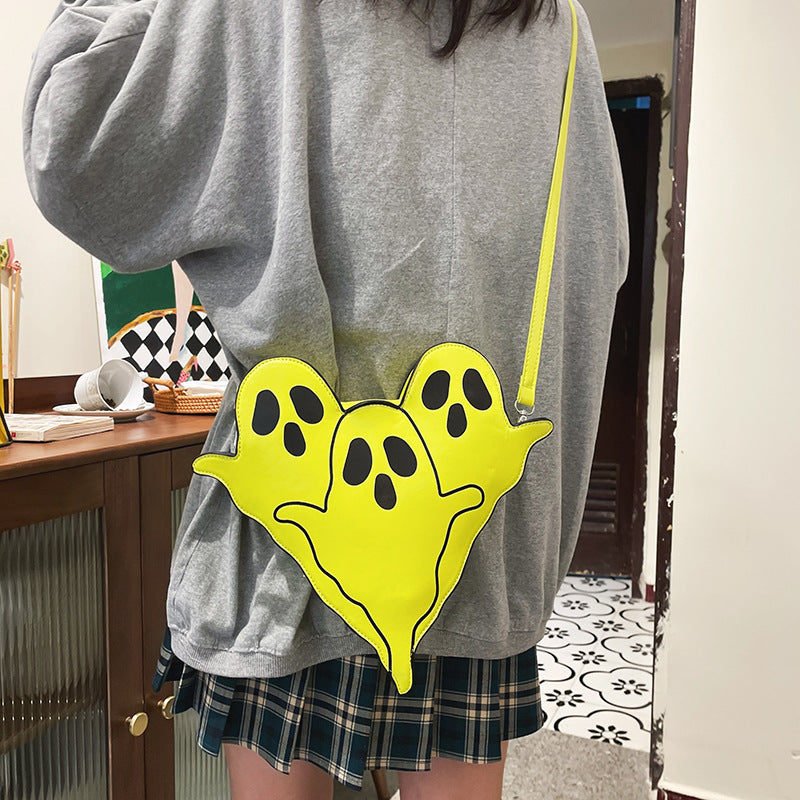 Halloween Ghost Cartoon Crossbody Shoulder Bag