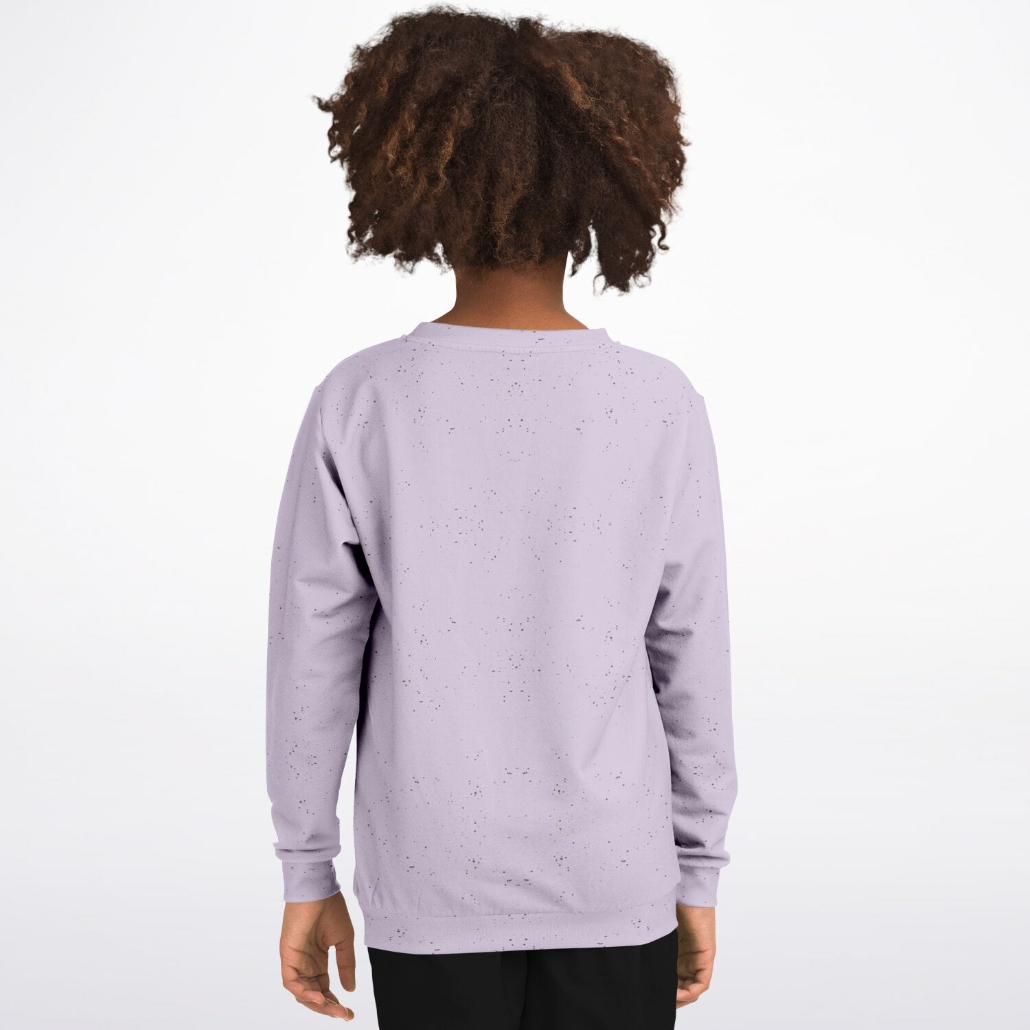 Purple Speckled Fashion Kids/Youth Sweatshirt