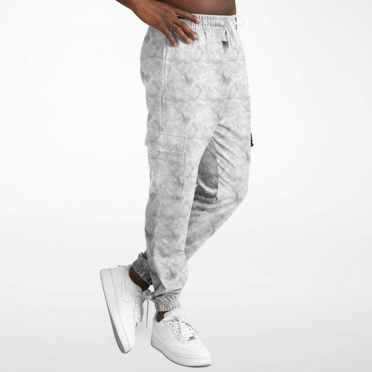 Ladies Stars and Stripes Flag Cargo Sweatpants