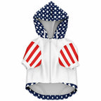 Stars and Stripes Fashion Dog Zip-Up Hoodie