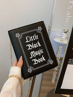 Halloween Spell Book Crossbody Bag