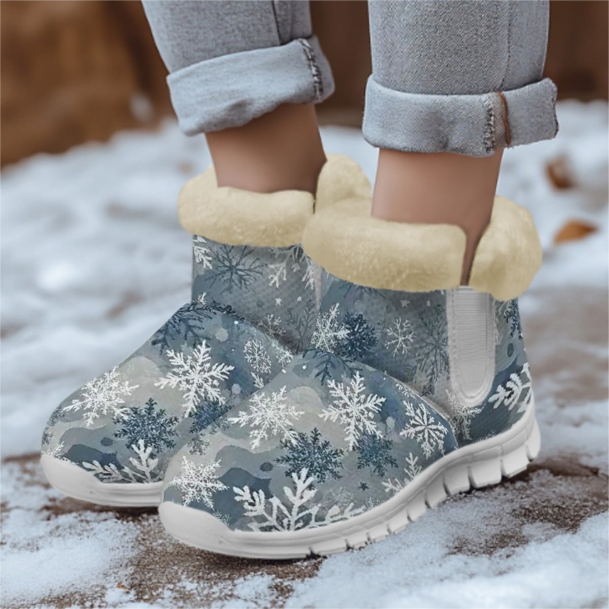 Blizard Blue Snow Boots