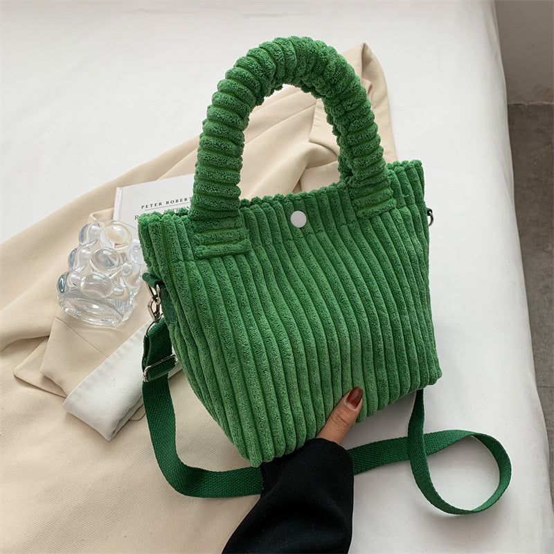 Plush shoulder bag