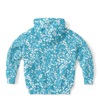 Light Blue Composition Notebook Unisex Kids Halloween Hoodie