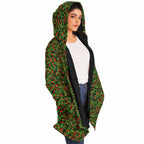 Christmas Camo Microfleece Cloak