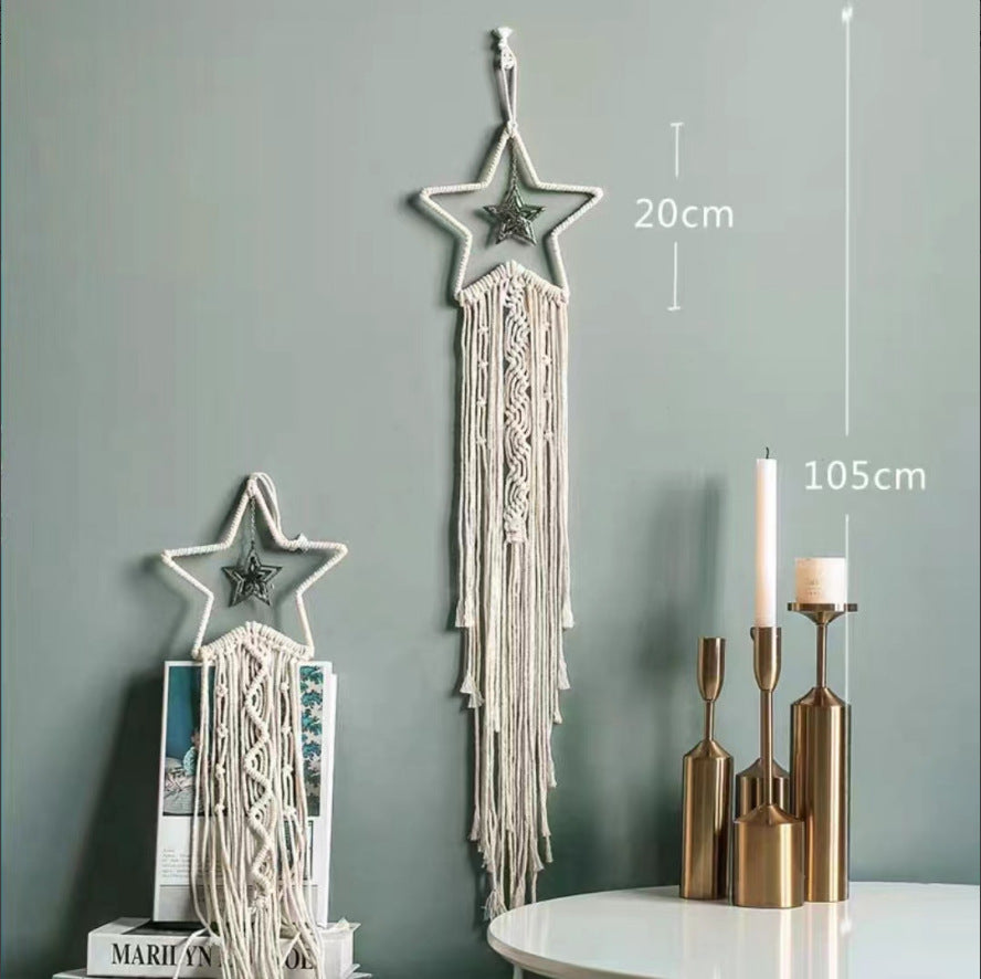 Woven Cotton Rope Tapestry