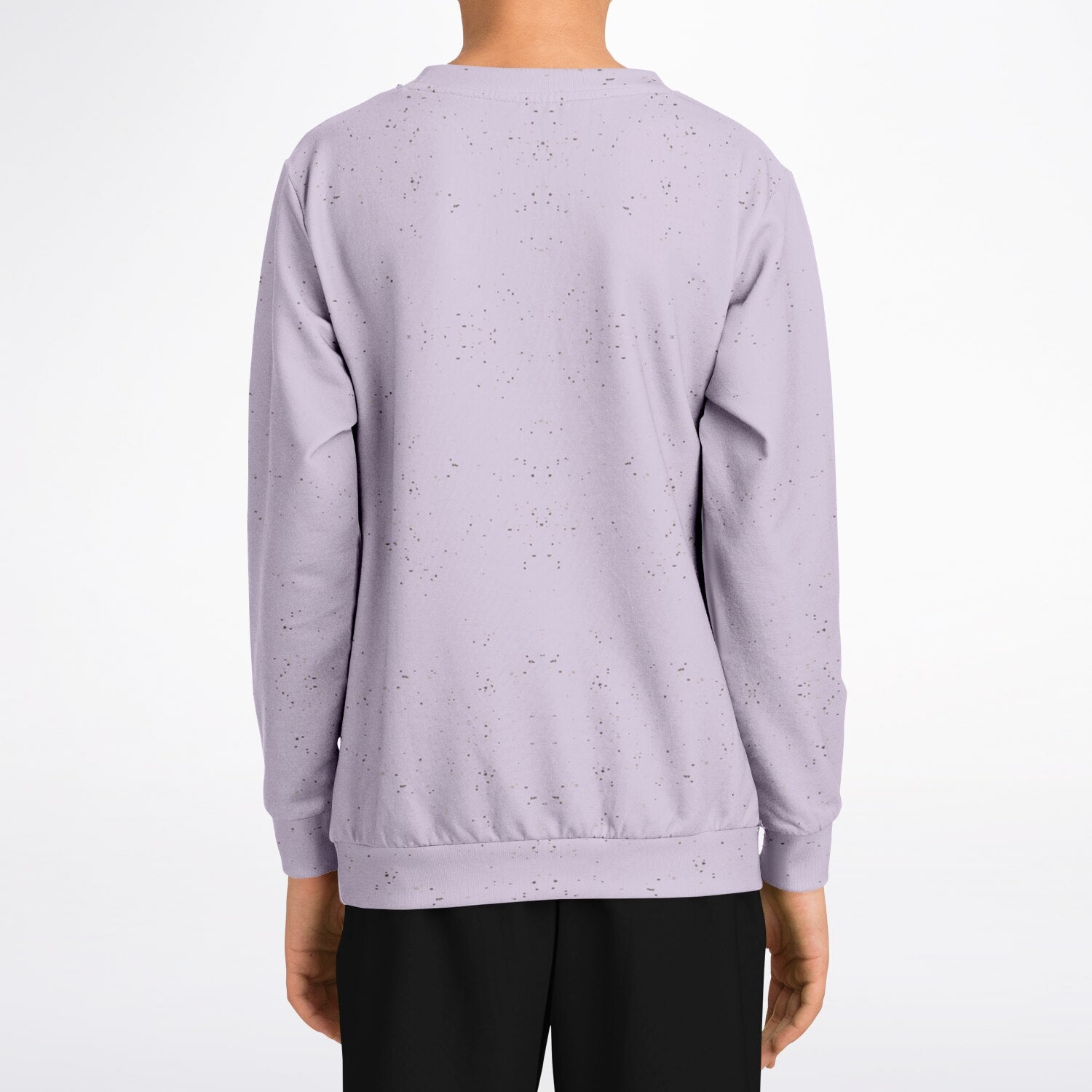 Purple Speckled Fashion Kids/Youth Sweatshirt