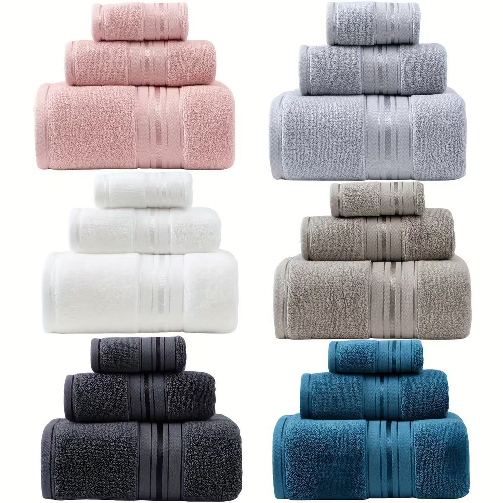 Pure Cotton Bath Towel Set