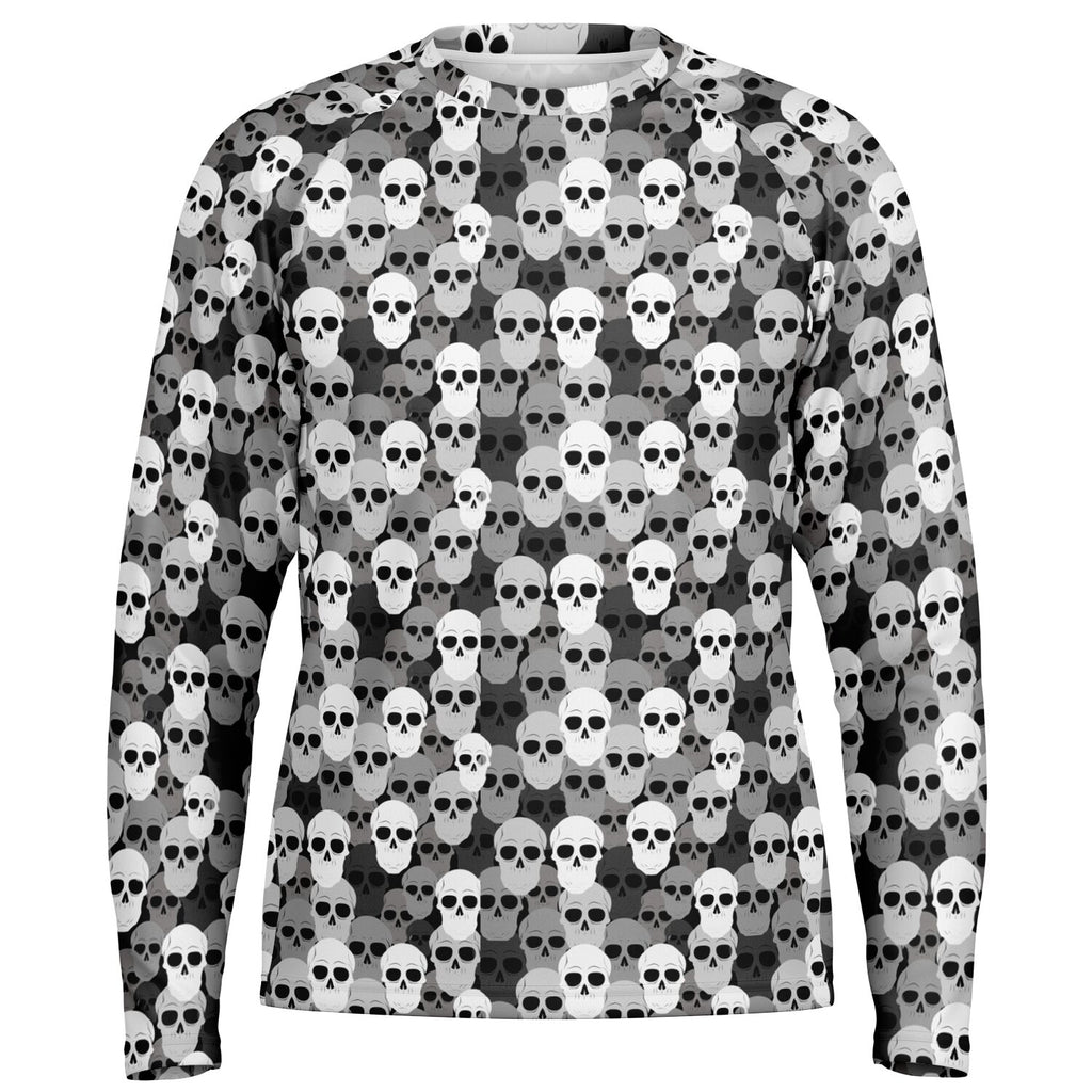 Pile of Skulls Men's Long Sleeve Performance Shirt