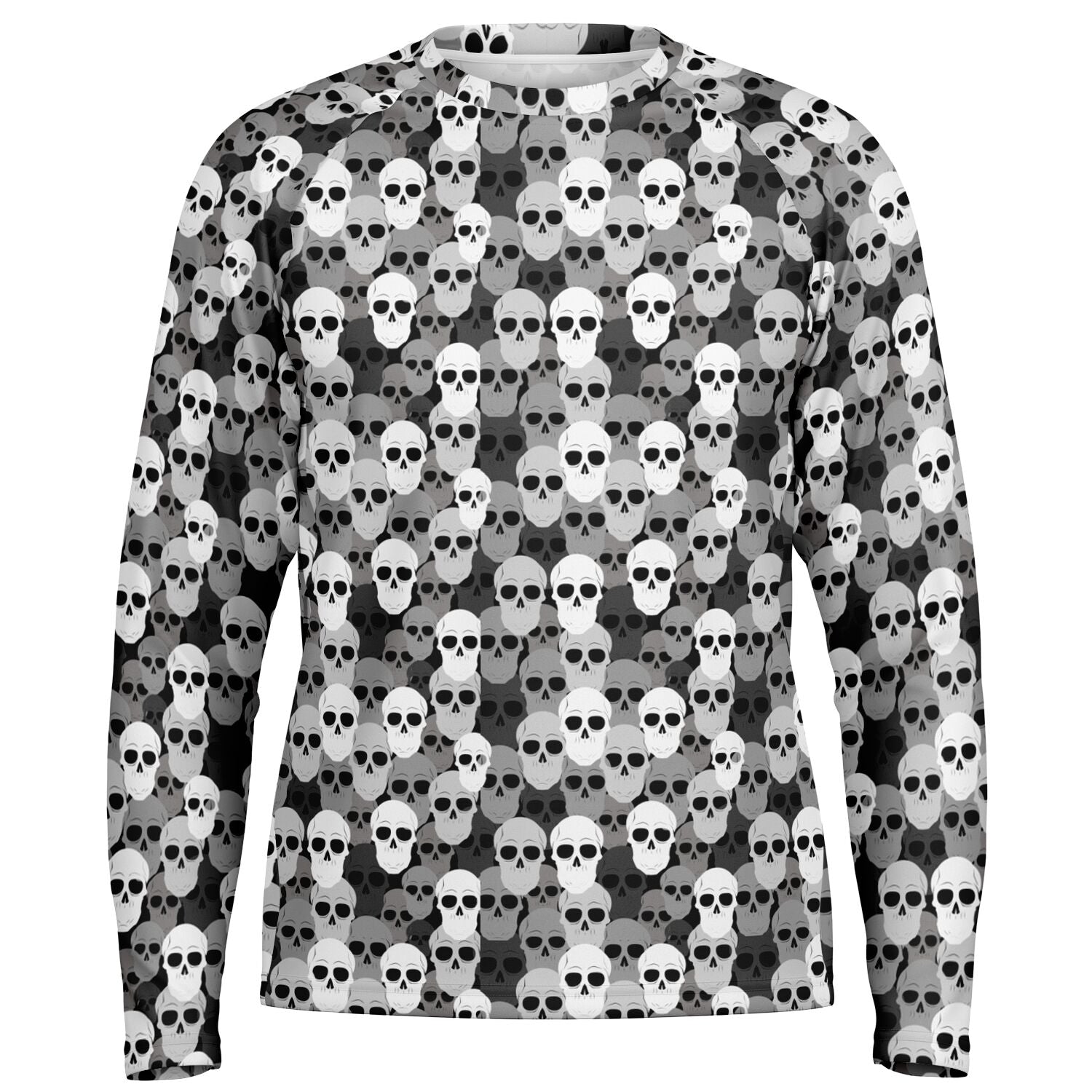 Pile of Skulls Men's Long Sleeve Performance Shirt