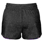 Purple Skulls Women's 2-in-1 Shorts - AOP