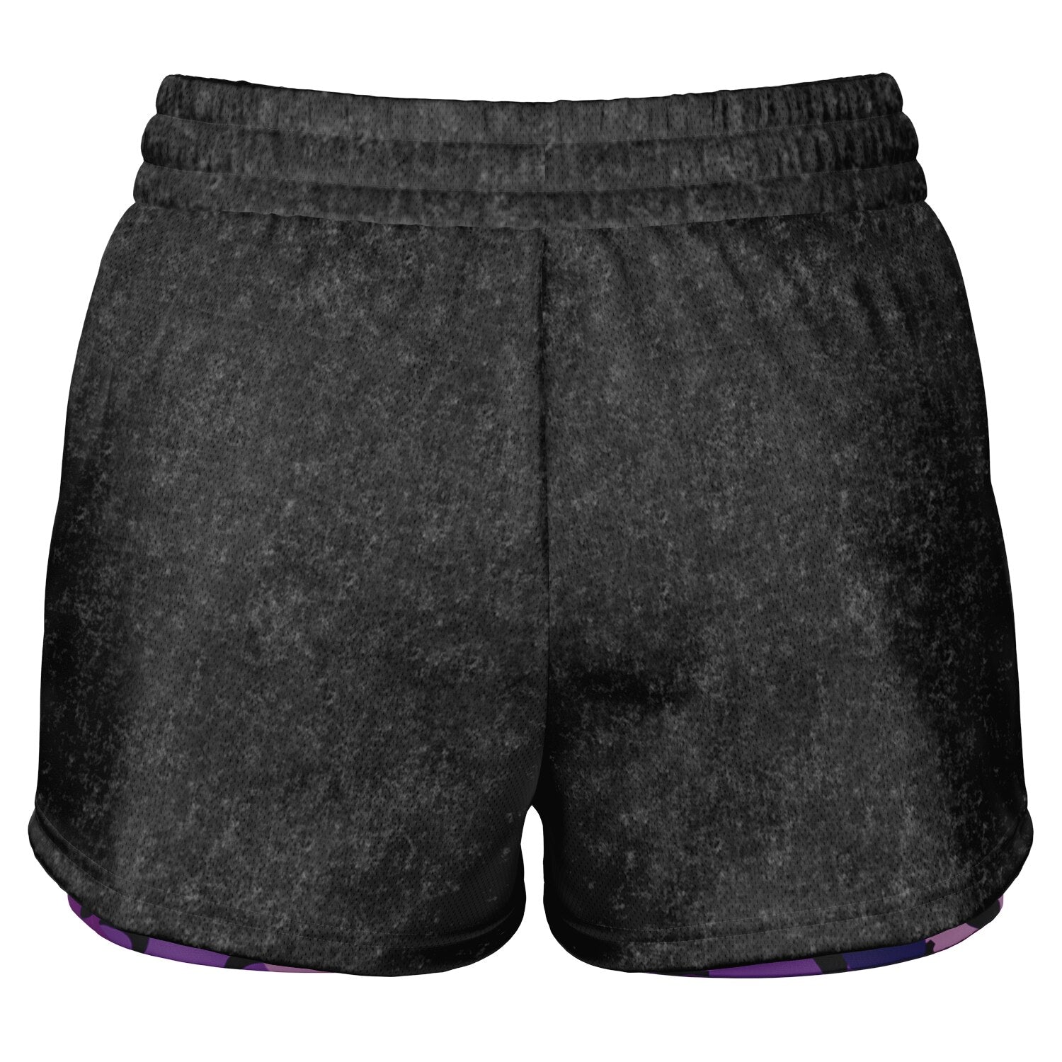 Purple Skulls Women's 2-in-1 Shorts - AOP
