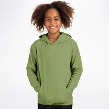 Load image into Gallery viewer, Moss Green Fashion Kids Hoodie

