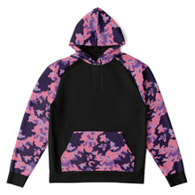 Load image into Gallery viewer, Unisex Raglan Skull Camo Hoodie
