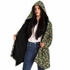 Green Tree Camo Microfleece Cloak