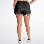 Pile of Skulls black Women's 2-in-1 Shorts