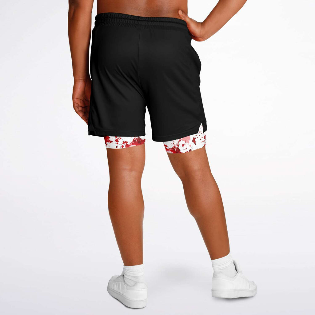 Blood Bath Men's 2-in-1 Shorts