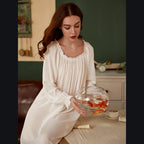 Women's Long Sleeve Cotton Nightgown