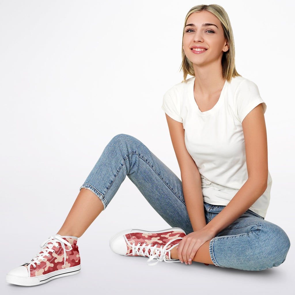 Valentines Day Camo Urban Peak High Top Shoes
