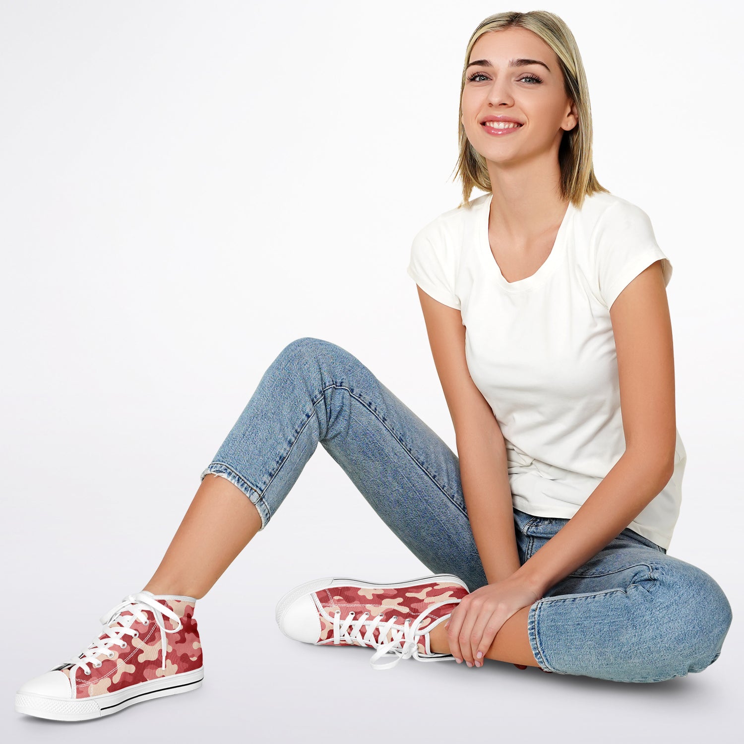 Valentines Day Camo Urban Peak High Top Shoes