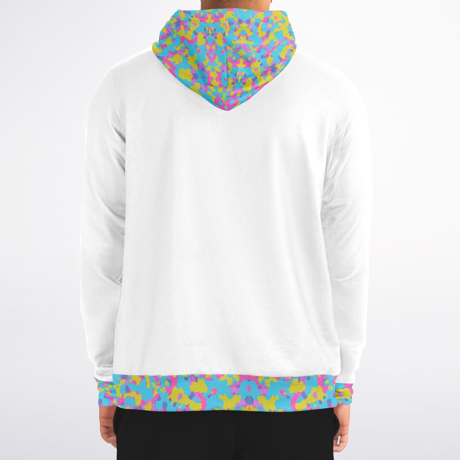 Mens Easter Camo Fashion Zip-Up Hoodie