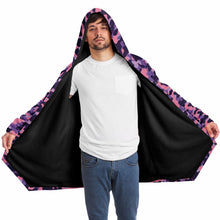 Load image into Gallery viewer, Purple Camo Microfleece Cloak
