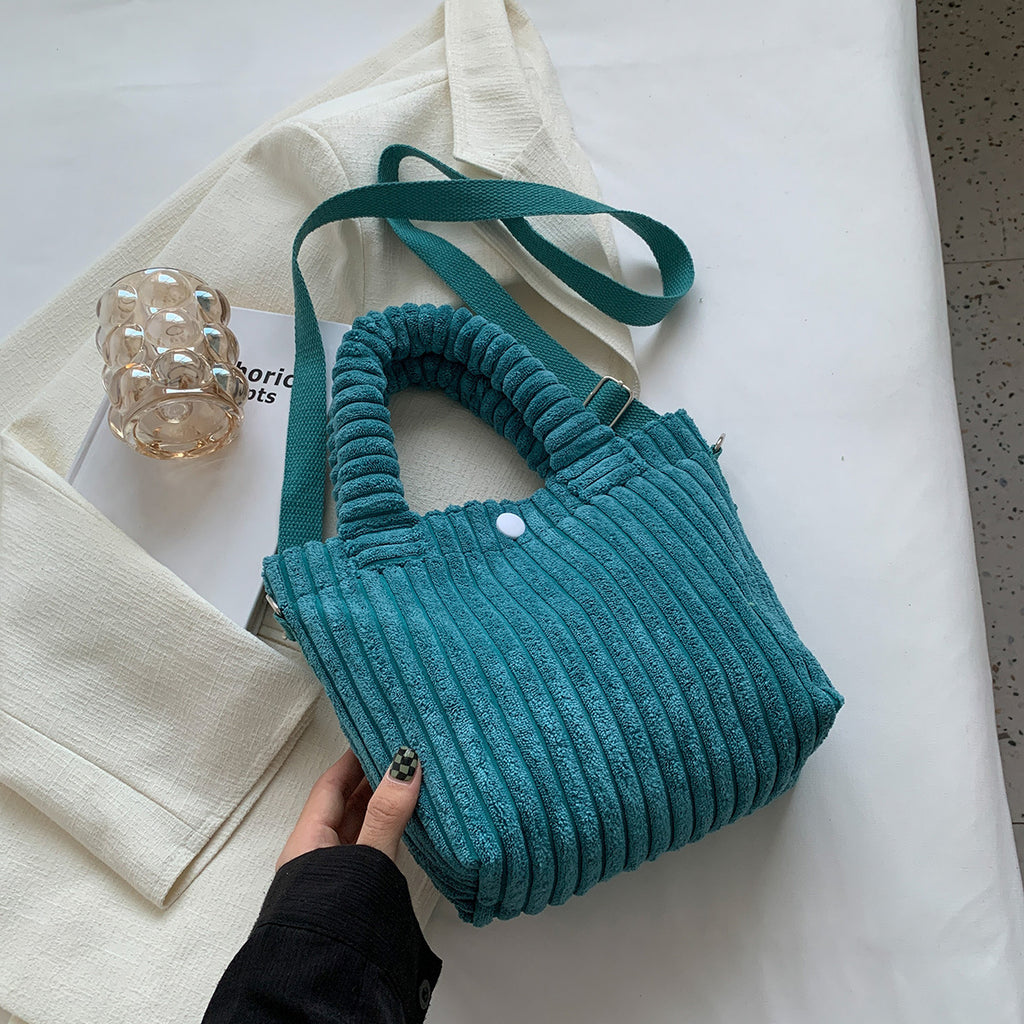 Plush shoulder bag