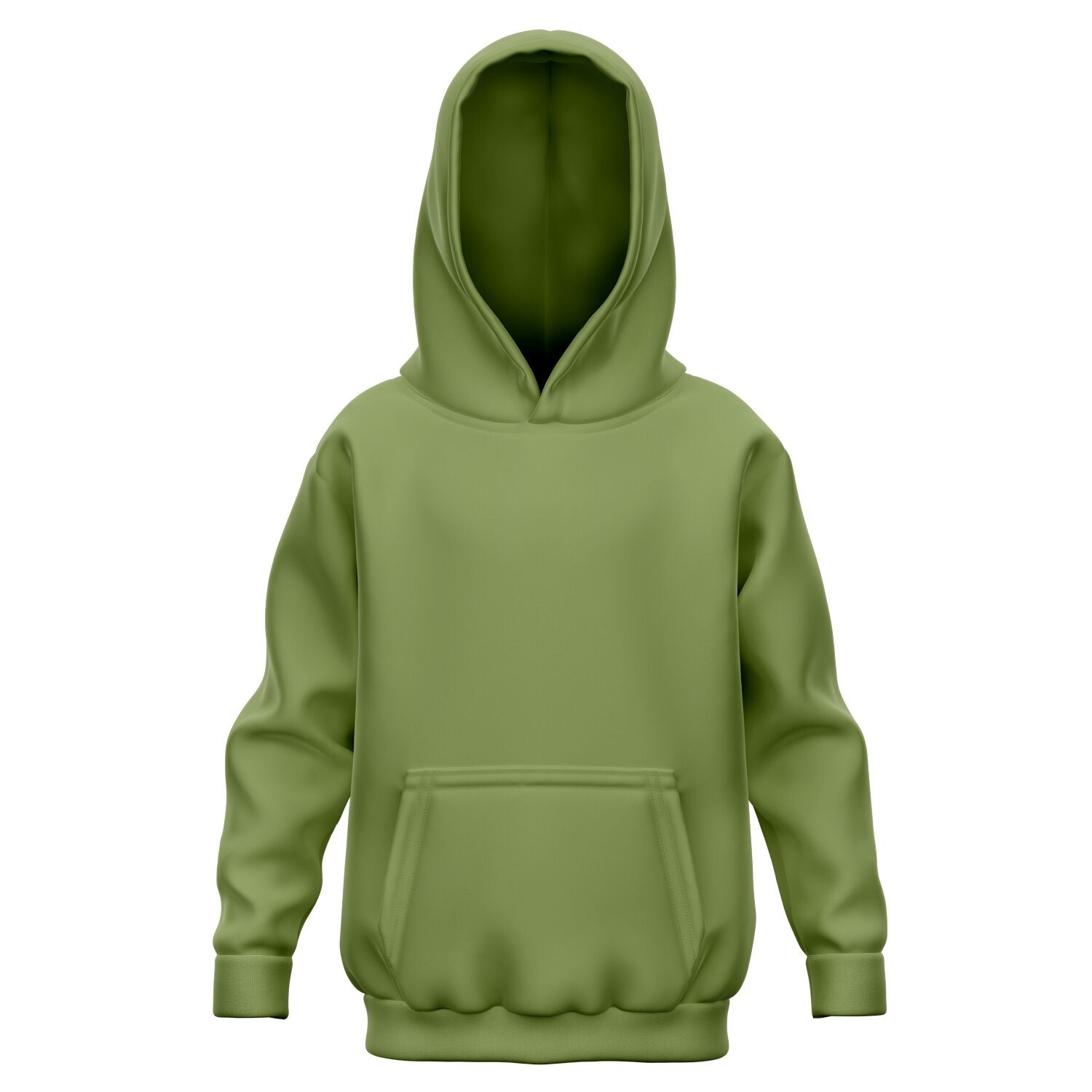 Moss Green Fashion Kids Hoodie