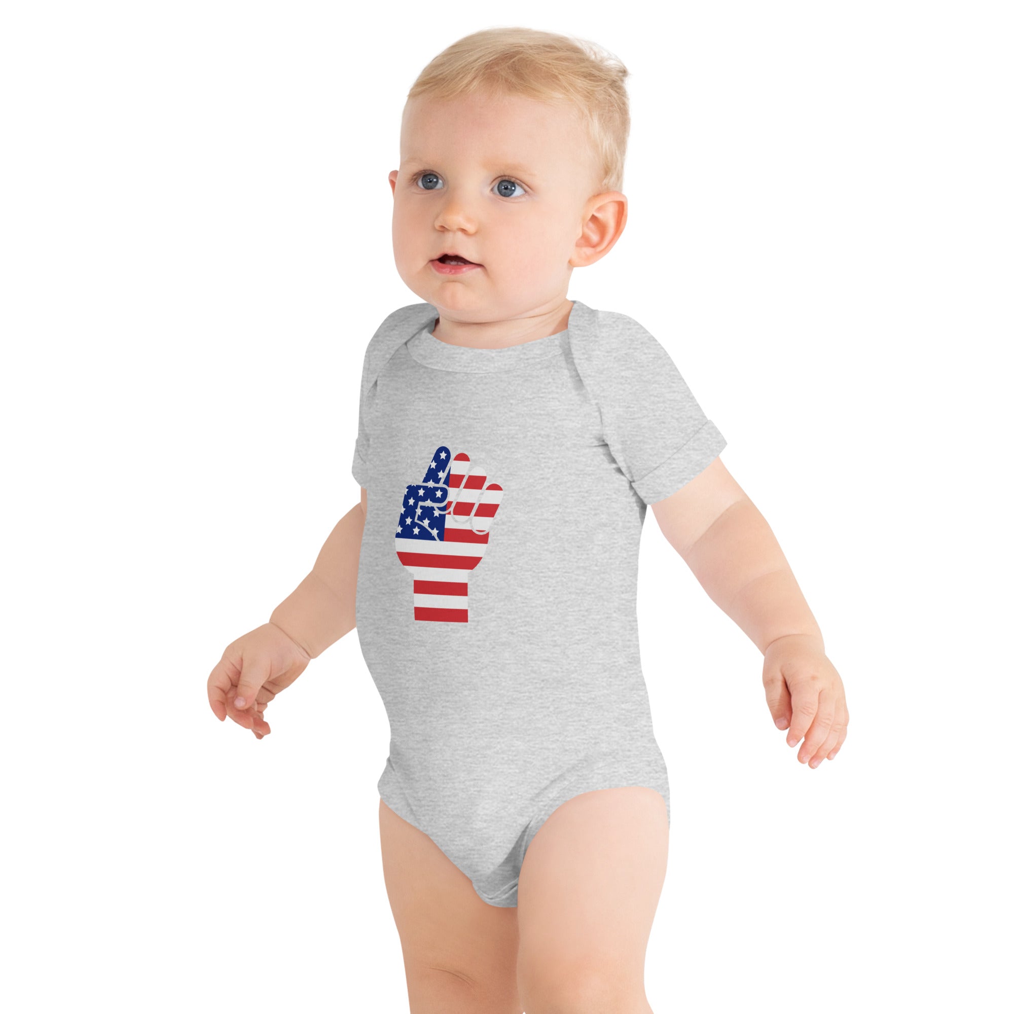 America Rise Up Baby short sleeve one piece
