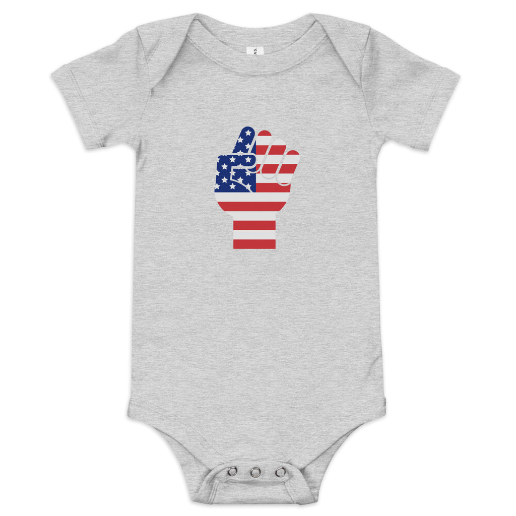 America Rise Up Baby short sleeve one piece