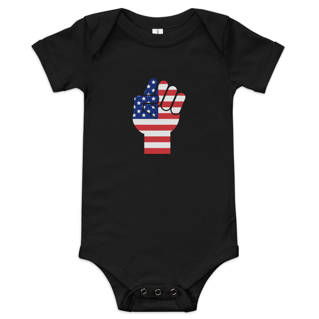 America Rise Up Baby short sleeve one piece