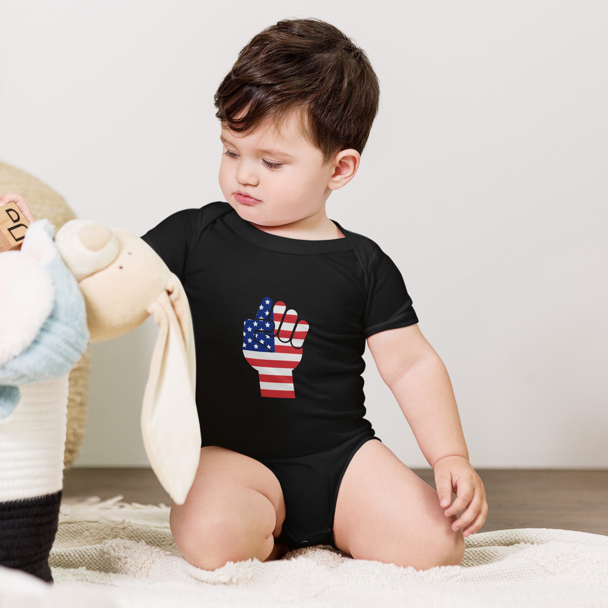 America Rise Up Baby short sleeve one piece