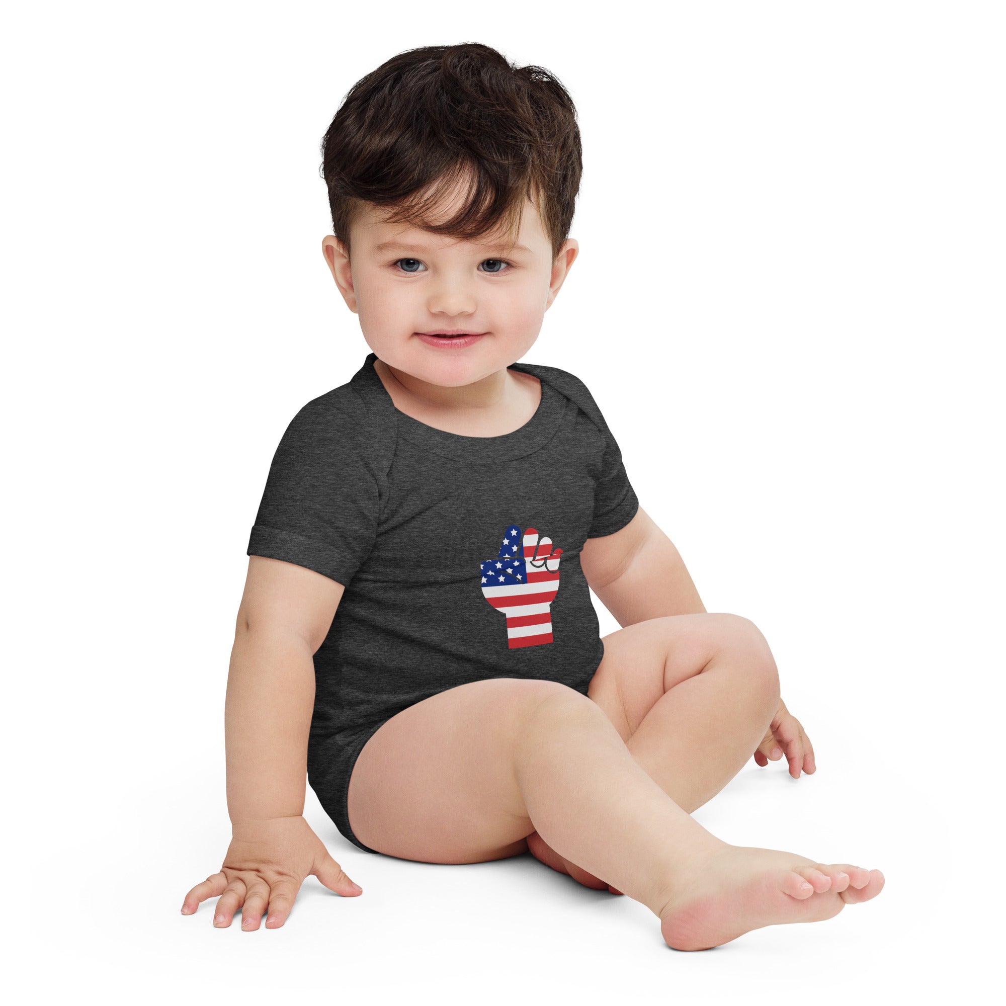 America Rise Up Baby short sleeve one piece