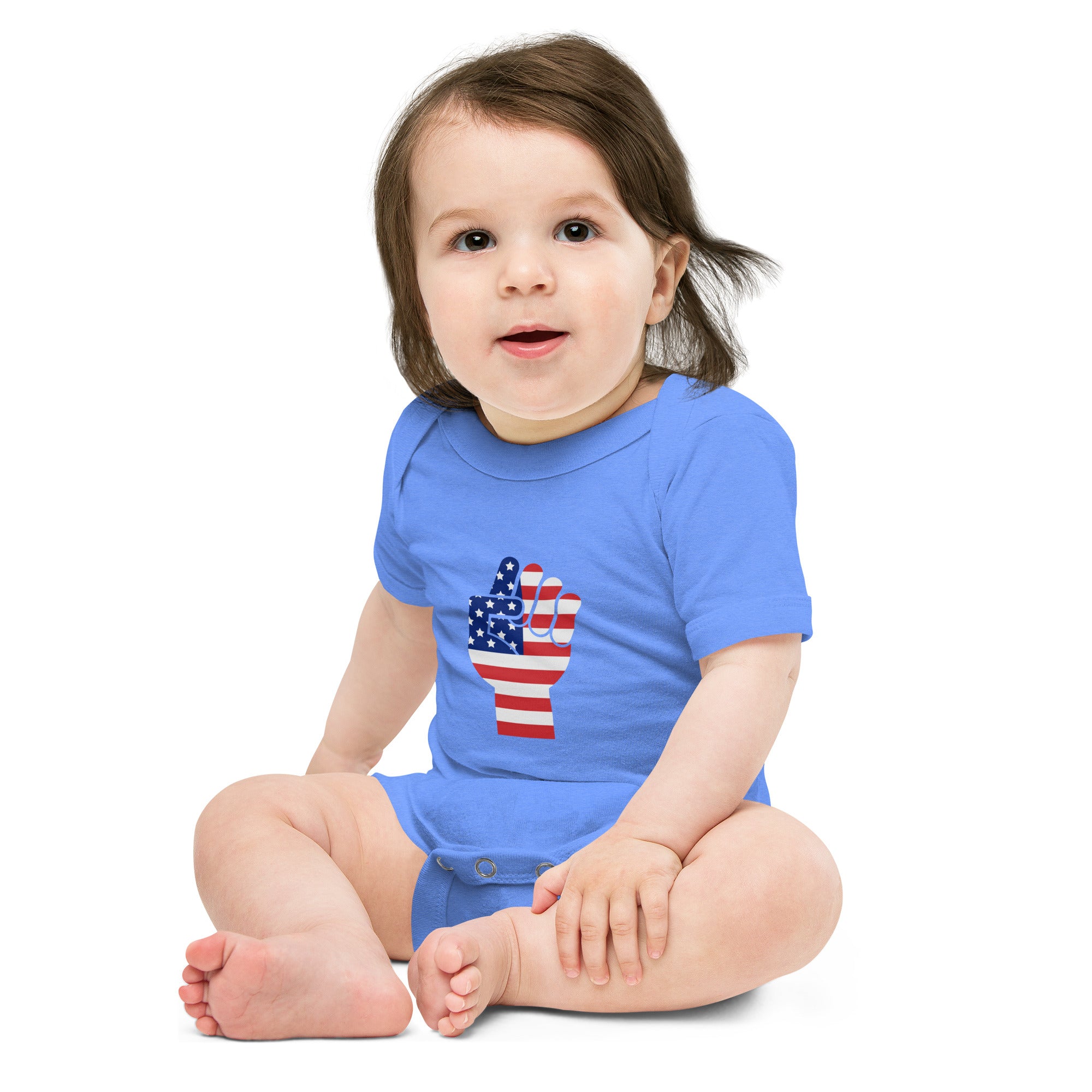 America Rise Up Baby short sleeve one piece