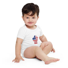 Load image into Gallery viewer, America Rise Up Baby short sleeve one piece
