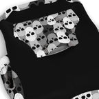 Pile of skulls Fashion Dog Zip-Up Hoodie
