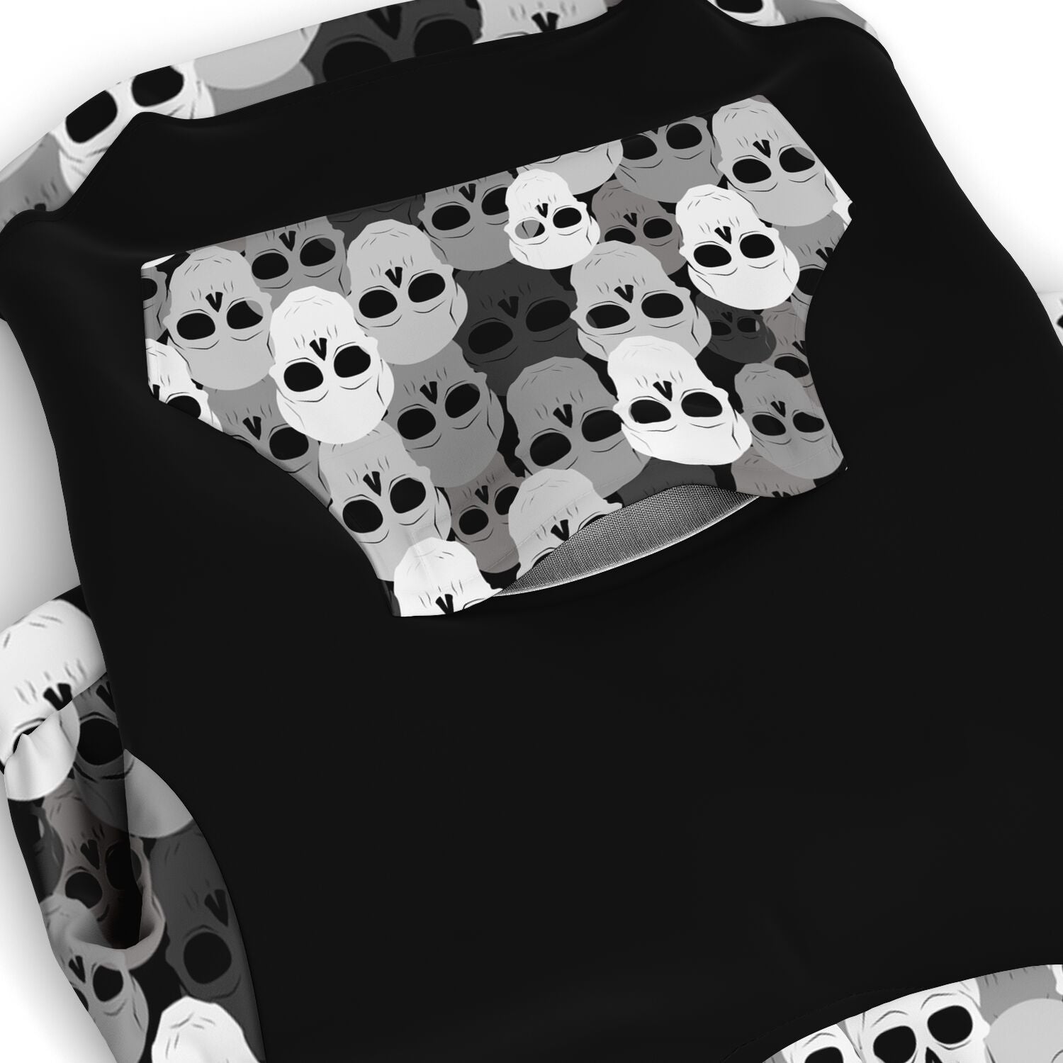 Pile of skulls Fashion Dog Zip-Up Hoodie