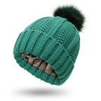 Knitted Hat with pom pom