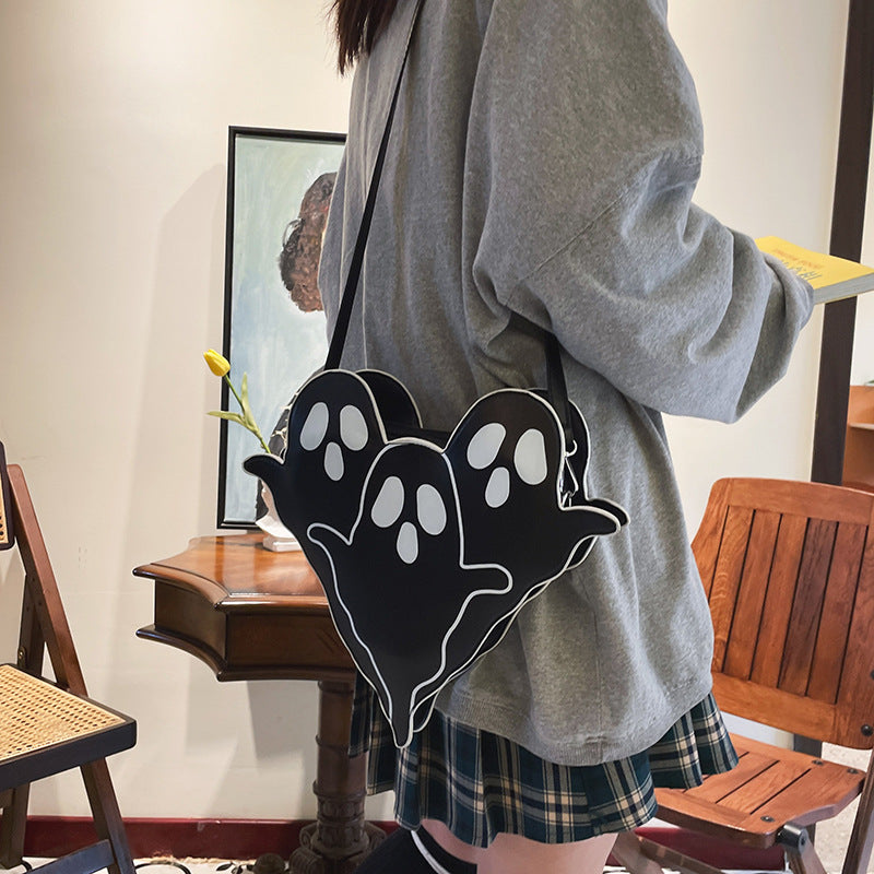 Halloween Ghost Cartoon Crossbody Shoulder Bag