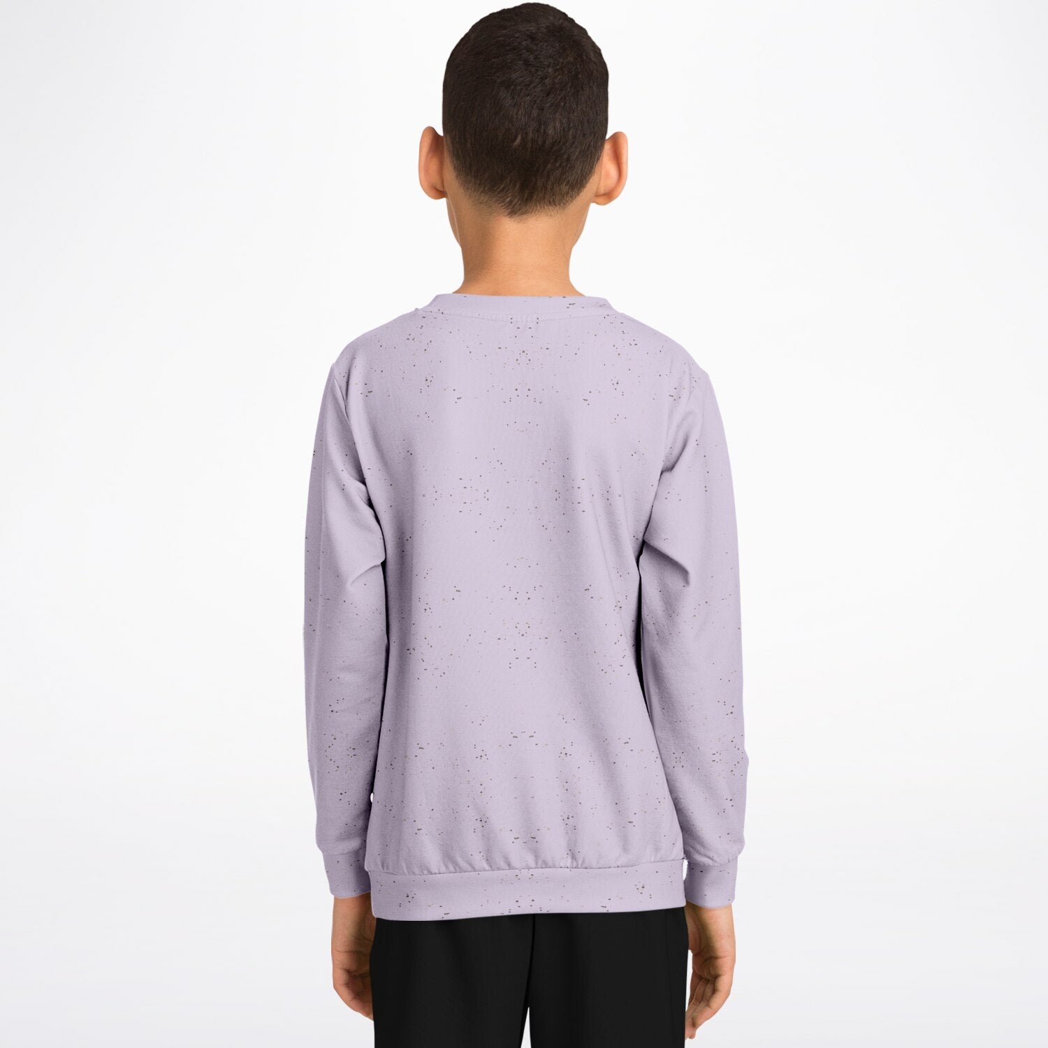 Purple Speckled Fashion Kids/Youth Sweatshirt