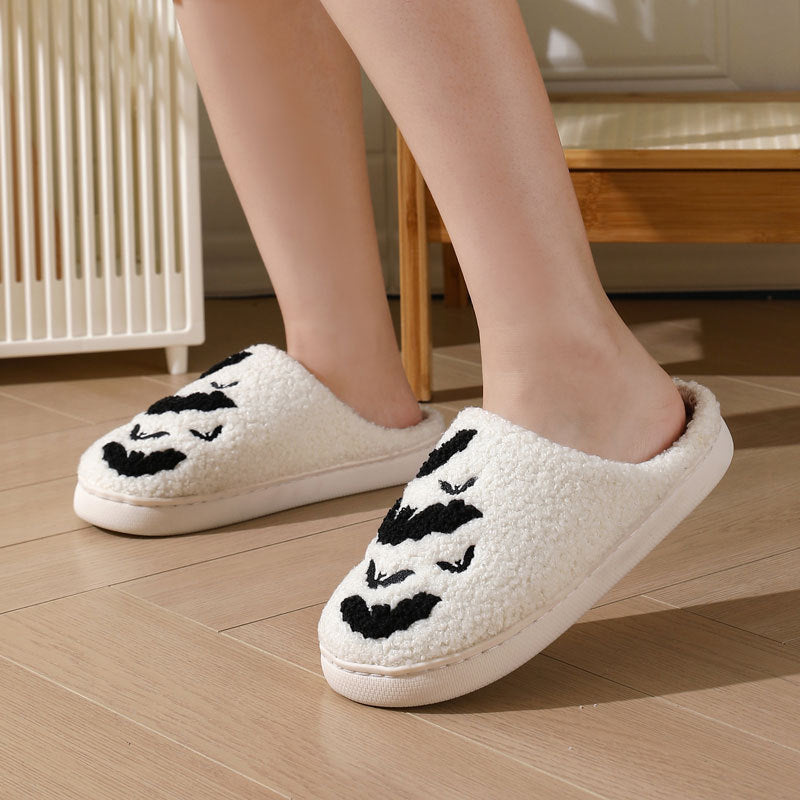 Bat Cartoon Cotton House Slippers