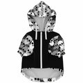 Pile of skulls Fashion Dog Zip-Up Hoodie