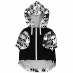 Pile of skulls Fashion Dog Zip-Up Hoodie