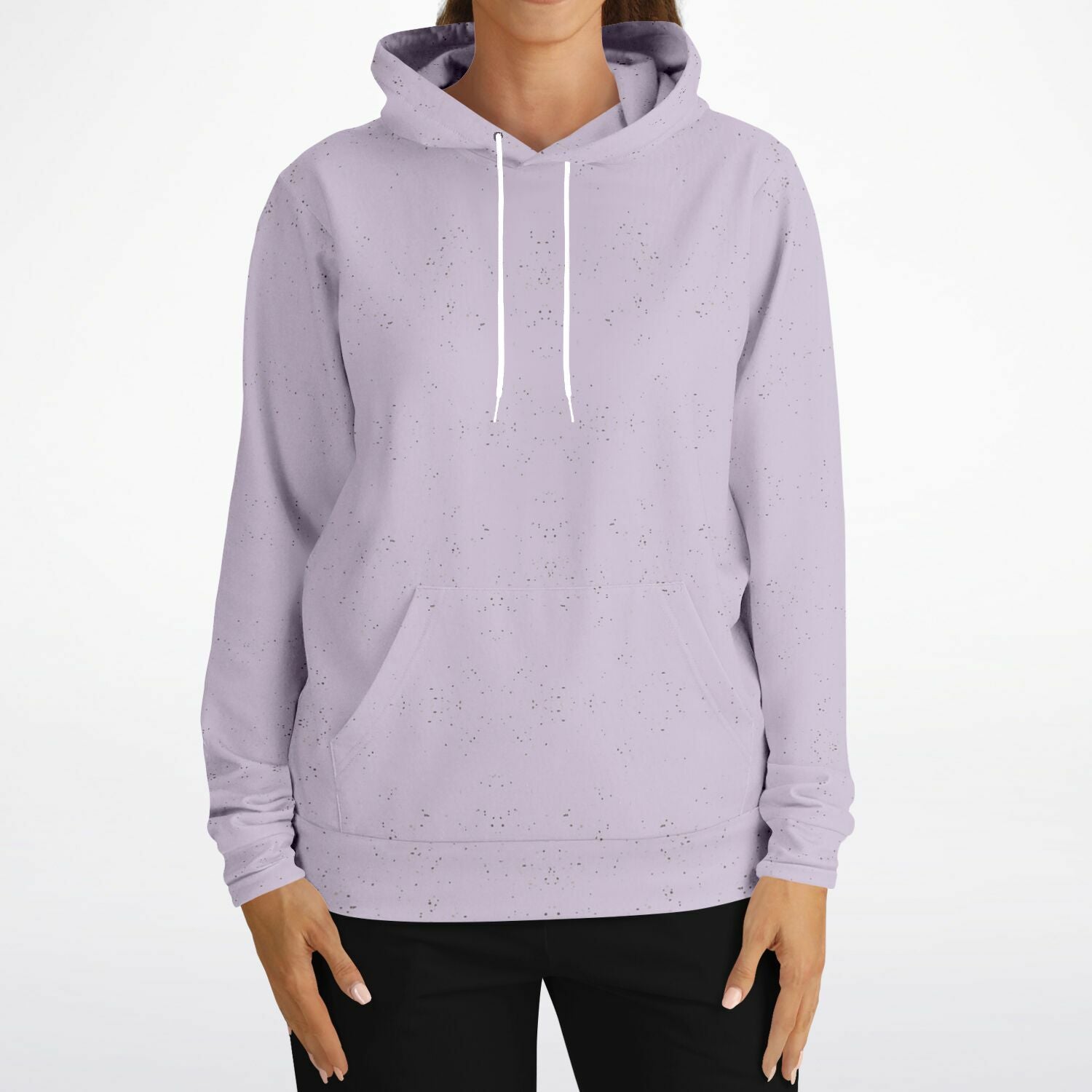 Ladies Lavendar Speckled Fashion Hoodie